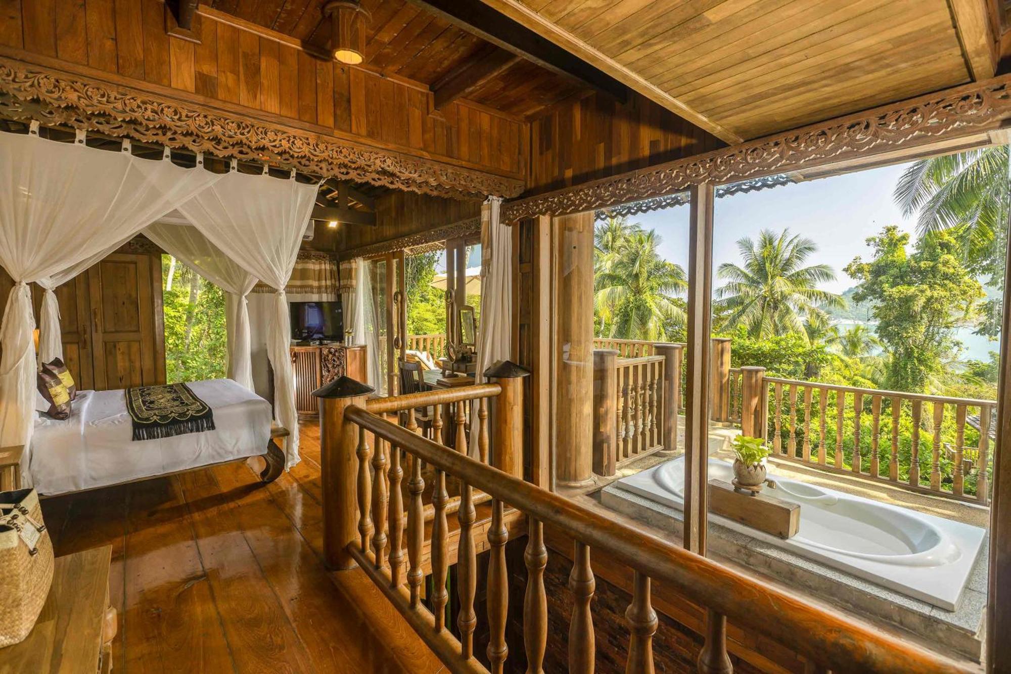 Santhiya Koh Phangan Resort And Spa Exterior photo Interior of a villa at the resort